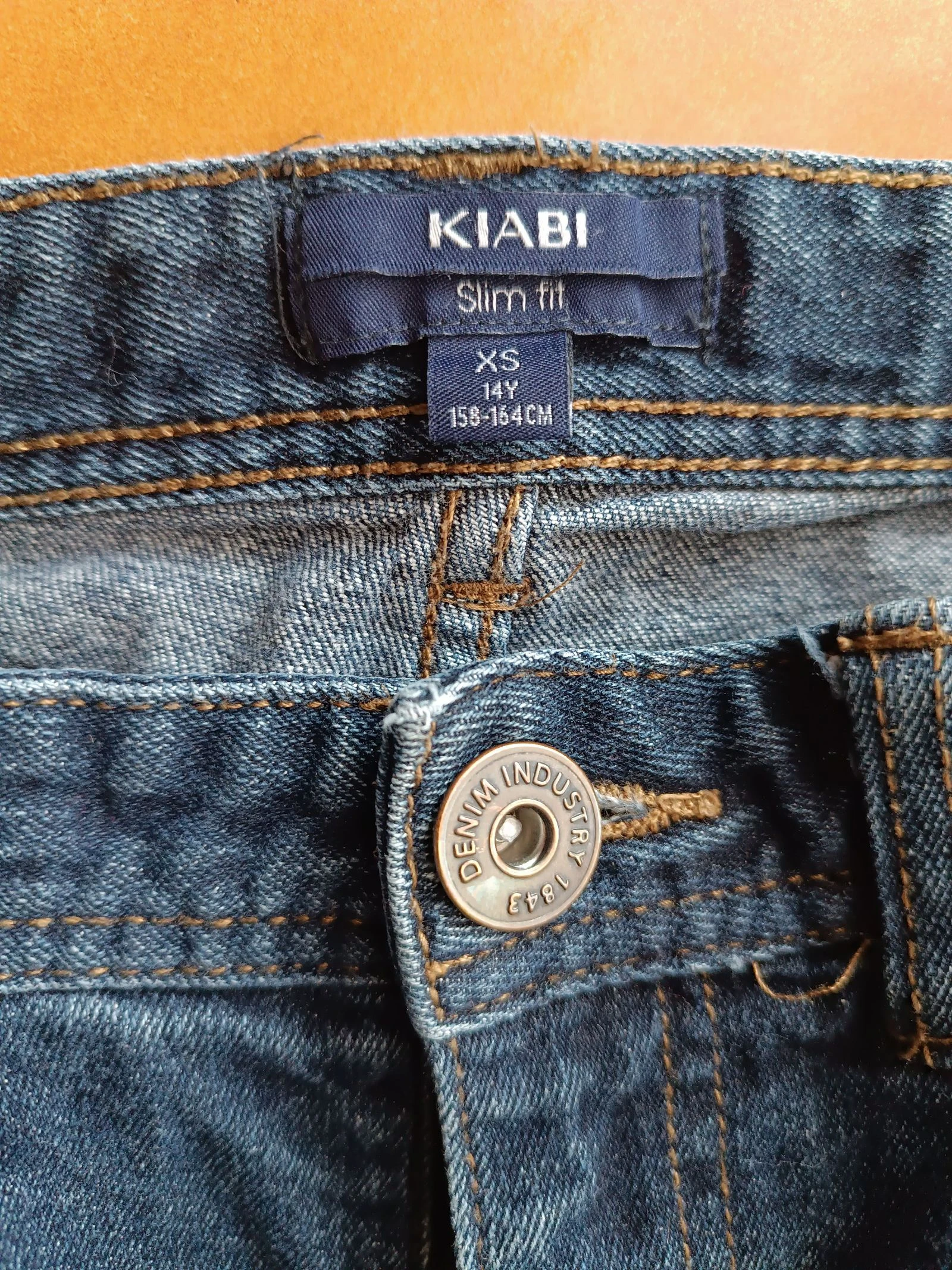 Jean slim fit crudo Kiabi talla 14 años – photo 2